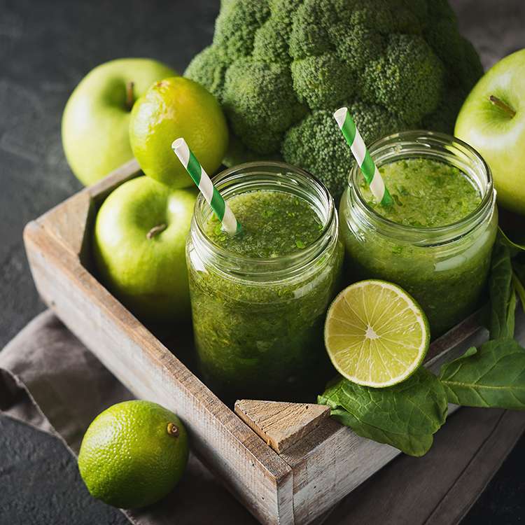 Grüner Power Saft